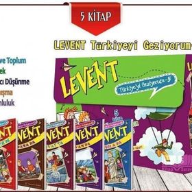 Timaş Çocuk - Levent Türkiyeyi Geziyorum 5 Set 5 Kitap