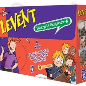 Timaş Çocuk - Levent Türkiyeyi Geziyorum 6 Set 5 Kitap