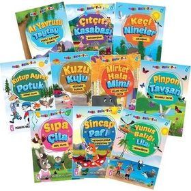 Timaş Çocuk - Mini Masallar 5 Seti - 10 Kitap Takım