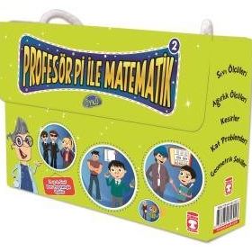 Timaş Çocuk Profesör Pi İle Matematik 2 Set - (5 Kitap)