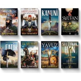 Timaş Yayınları Okay Tiryakioğlu Osmanlı Sultanları Seti 8 Kitap