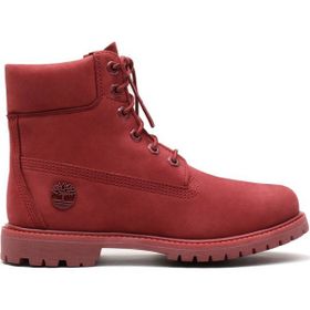 Timberland 6 in Premium Kırmızı Kadın Bot