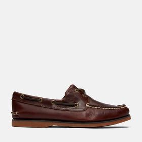 Timberland C25077 Root Beer Smooth 2 Eye Bordo Erkek Boat Ayakkabı