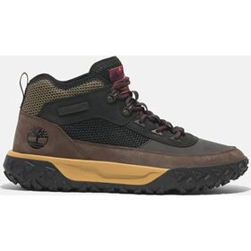 Timberland GreenStride Motion 6 Mid Lace Up TB0A6CW1EJC1 Deri Siyah/Kahverengi Erkek Trekking Ayakkabı