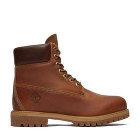 Timberland Premium 6 Inch Lace Up TB1270942141 Waterproof Deri Kahverengi Erkek Bot