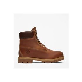 Timberland Premium 6 Inch Lace Up TB1270942141 Waterproof Deri Kahverengi Erkek Bot