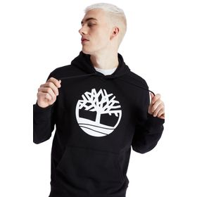 Timberland Siyah Core Tree Logo Pull Over Hoodie Erkek Günlük Sweatshirts