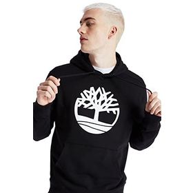Timberland Siyah Core Tree Logo Pull Over Hoodie Erkek Günlük Sweatshirts
