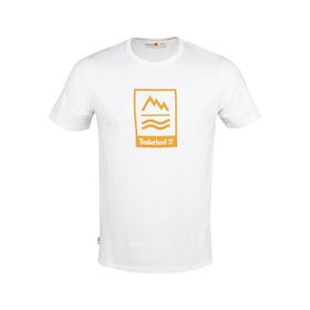 Timberland Ss Front Grphic T Beyaz Erkek Günlük Tişört