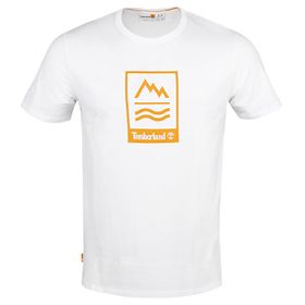 Timberland Ss Front Grphic T Beyaz Erkek Günlük Tişört