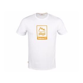 Timberland Ss Front Grphic T Beyaz Erkek Günlük Tişört