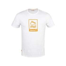 Timberland Ss Front Grphic T Beyaz Erkek Günlük Tişört
