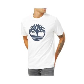 Timberland Ss Kennebec River Tree Logo Tee Beyaz Erkek Günlük Tişört