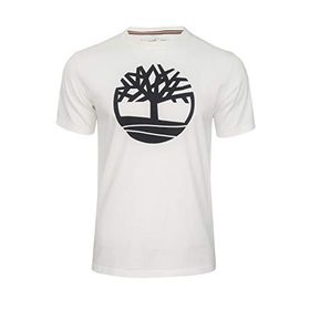 Timberland Ss Kennebec River Tree Logo Tee Beyaz Erkek Günlük Tişört