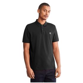 Timberland TB0A26N40011 Pique Short Sleeve Pol Siyah Erkek Bisiklet Yaka T-Shirt