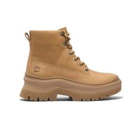 Timberland TB0A295JEN11 Krem Kahverengi Roxie Lane Mid Lace Up Boot Kadın Günlük Bot