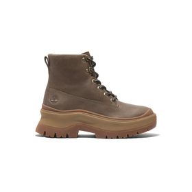 Timberland TB0A295JEN11 Krem Kahverengi Roxie Lane Mid Lace Up Boot Kadın Günlük Bot