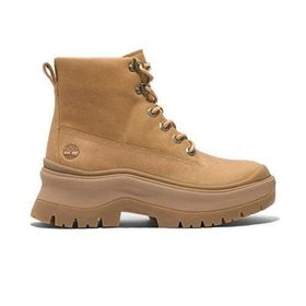Timberland TB0A295JEN11 Krem Kahverengi Roxie Lane Mid Lace Up Boot Kadın Günlük Bot