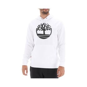 Timberland TB0A2BJHP541 Yc Core Tree Pull Over Erkek Beyaz Kapüşonlu Sweatshirt
