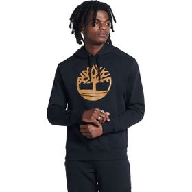 Timberland TB0A2BJHP561 Core Logo P/O Hood Bb Kapüşonlu Normal Kalıp Desenli Siyah Erkek Sweatshirt