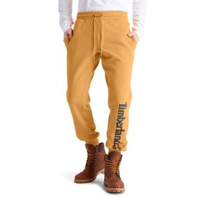 Timberland TB0A2BVFP571 Linear Logo Sweatpant Sarı - Siyah Erkek Uzun Eşofman Altı