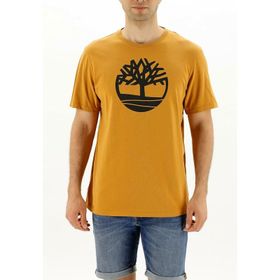 Timberland TB0A2C2RP471 Tree Logo Short Sleeve Kahve Erkek Bisiklet Yaka T-Shirt