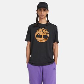 Timberland TB0A2C2RP561 Tree Logo Short Sleeve Erkek Siyah T-Shirt