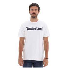 Timberland TB0A2C311001 SS Kennebec River Tee O Yaka Regular Fit Baskılı Beyaz Erkek T-shirt