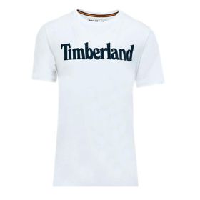 Timberland TB0A2C311001 SS Kennebec River Tee O Yaka Regular Fit Baskılı Beyaz Erkek T-shirt
