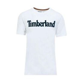 Timberland TB0A2C311001 SS Kennebec River Tee O Yaka Regular Fit Baskılı Beyaz Erkek T-shirt