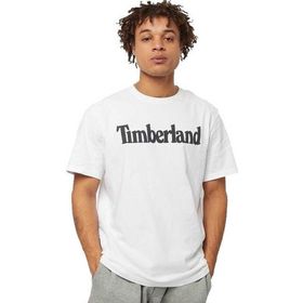 Timberland TB0A2C311001 SS Kennebec River Tee O Yaka Regular Fit Baskılı Beyaz Erkek T-shirt