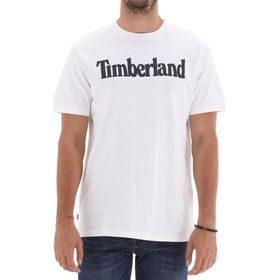 Timberland TB0A2C311001 SS Kennebec River Tee O Yaka Regular Fit Baskılı Beyaz Erkek T-shirt
