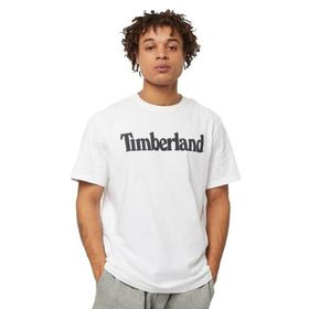 Timberland TB0A2C311001 SS Kennebec River Tee O Yaka Regular Fit Baskılı Beyaz Erkek T-shirt