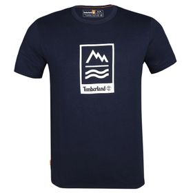 Timberland TB0A2ND14331 Ss Front Grphic T Lacivert Erkek Günlük T-shirt