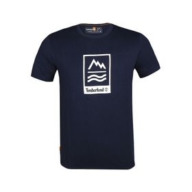 Timberland TB0A2ND14331 Ss Front Grphic T Lacivert Erkek Günlük T-shirt