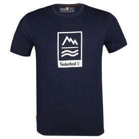 Timberland TB0A2ND14331 Ss Front Grphic T Lacivert Erkek Günlük T-shirt