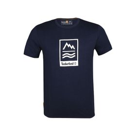 Timberland TB0A2ND14331 Ss Front Grphic T Lacivert Erkek Günlük T-shirt