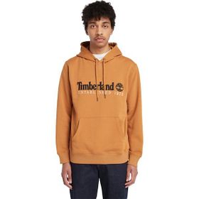 Timberland TB0A5NR2 Açık Kahverengi Embroidery Logo Brush Back Erkek Sweatshirt