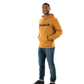 Timberland TB0A5NR2 Açık Kahverengi Embroidery Logo Brush Back Erkek Sweatshirt