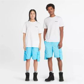 Timberland TB0A5QQT1001 Small Linear Logo Print Tee Erkek Tişört