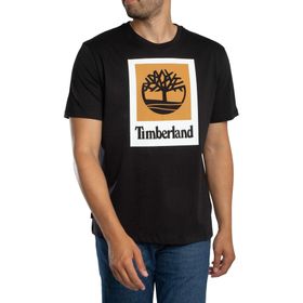 Timberland TB0A5QS20011 Colored Short Sleeve Tee Erkek Siyah T-Shirt