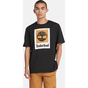 Timberland TB0A5QS20011 Colored Short Sleeve Tee Erkek Siyah T-Shirt