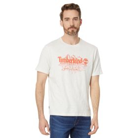 Timberland TB0A5UFUCM91 Graphic Slub Erkek Beyaz Yuvarlak Yaka T-Shirt