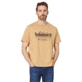 Timberland TB0A5UFUEH31 Graphic Slub Kahverengi Yuvarlak Yaka Erkek T-shirt