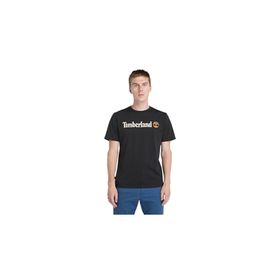 Timberland TB0A5UPQ0011 Siyah Kennebec River Linear Logo Erkek Günlük Tişört
