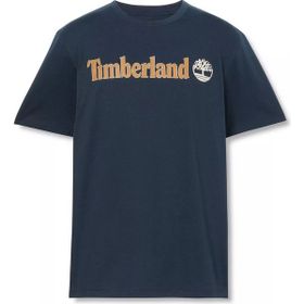 Timberland TB0A5UPQ4331 Linear Logo Short Sleeve Tee Erkek Lacivert T-Shirt