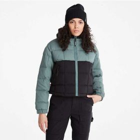 Timberland TB0A5YTHP561 Hooded Puffer Çok Renkli Kadın Kapüşonlu Mont