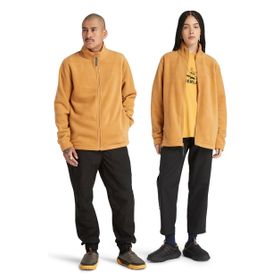 Timberland TB0A6M25P471_Full Zip Fleece Sarı Erkek Kapüşonlu Mont