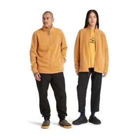 Timberland TB0A6M25P471_Full Zip Fleece Sarı Erkek Kapüşonlu Mont