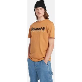Timberland TB0A6SE1P471 Embroidery Logo Tee Erkek Sarı T-Shirt